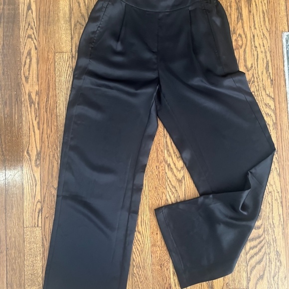 Rachel Zoe Satiny Elegant Chic Evening Dress Event Pants - Picture 4 of 5